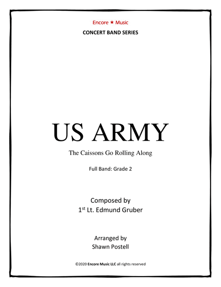 U.S. ARMY (The Caissons Go Rolling Along) for Concert Band image number null