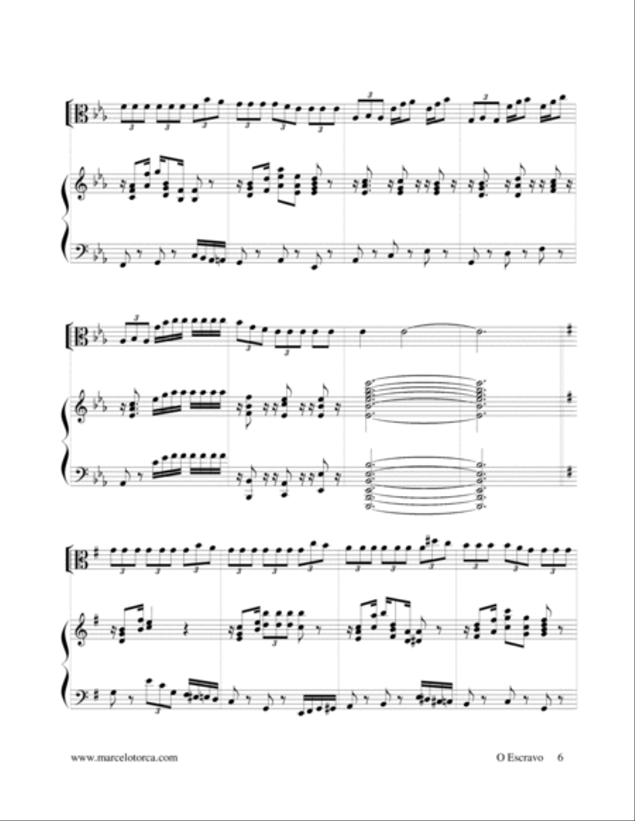 O Escravo String Duet scores gallery preview page 6