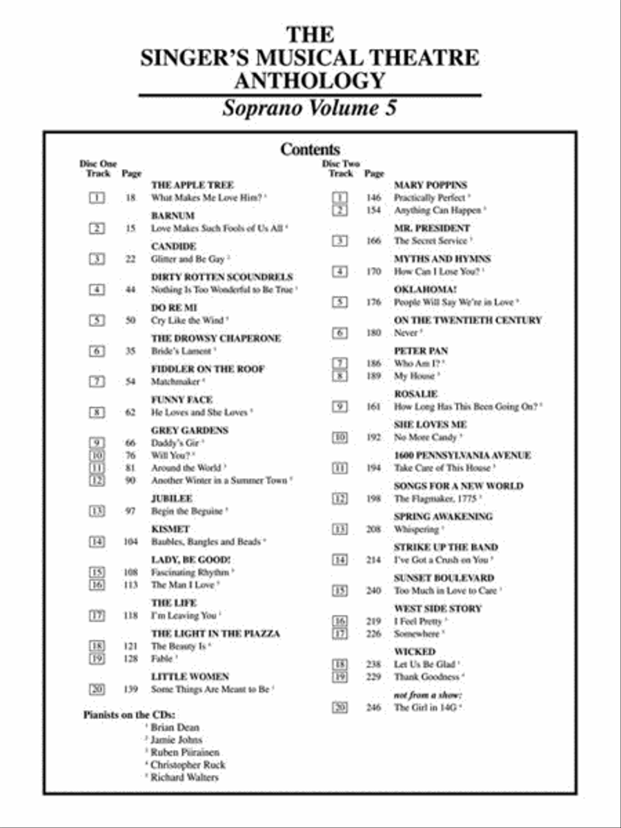 The Singer's Musical Theatre Anthology - Volume 5 - Soprano Soprano Voice scores gallery preview page 4