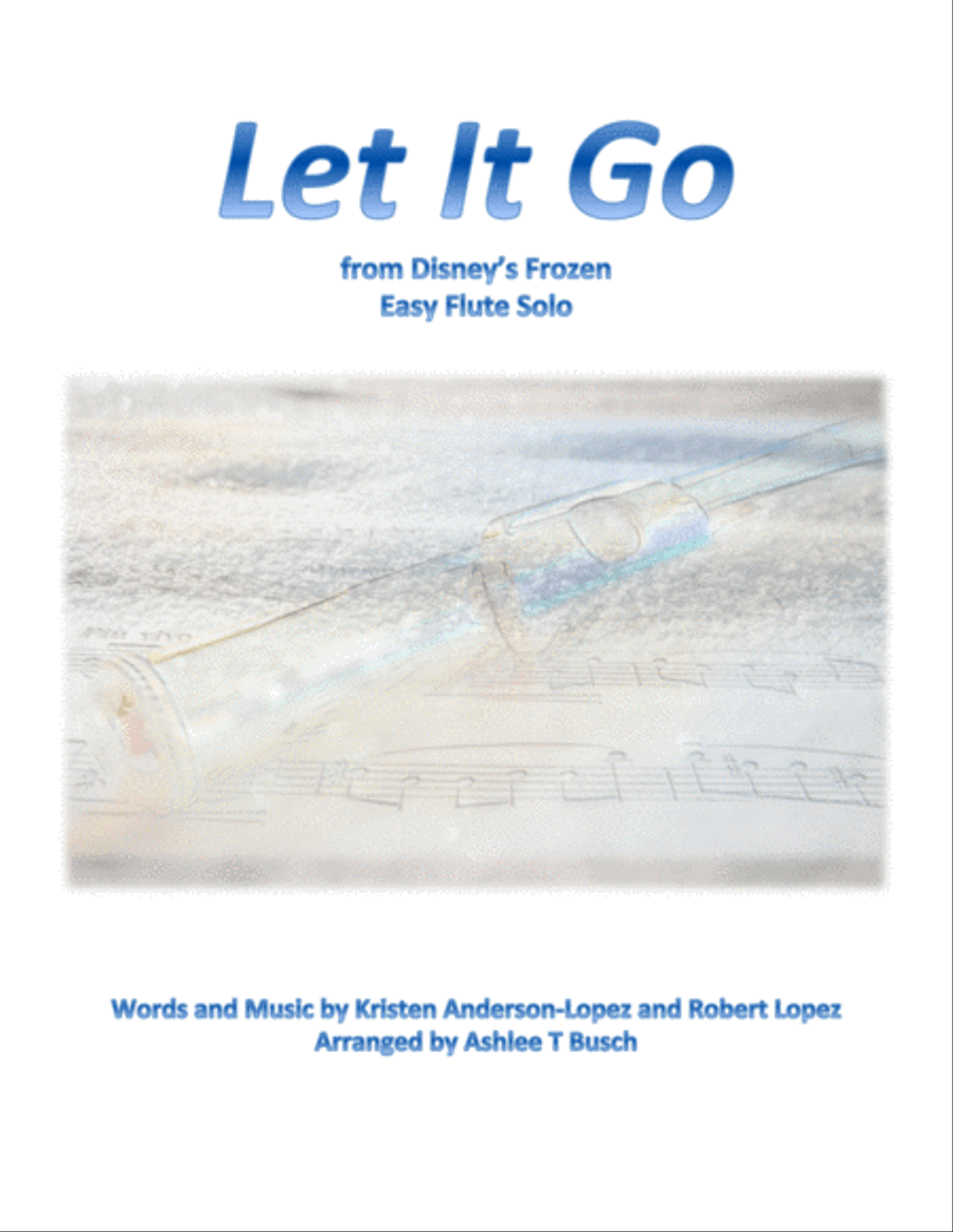 Let It Go (from Frozen) Flute Solo scores gallery preview page 1