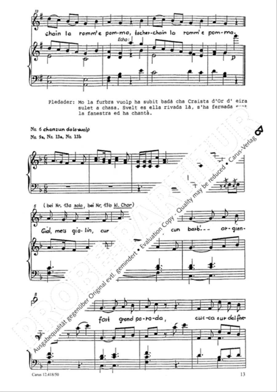 Dal gialet buondrius Voice Solo scores gallery preview page 14