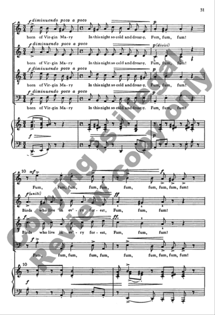 The Seven Joys of Christmas (Choral Score) 4-Part scores gallery preview page 51