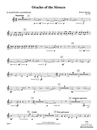 Oracles of the Sirocco: E-flat Baritone Saxophone