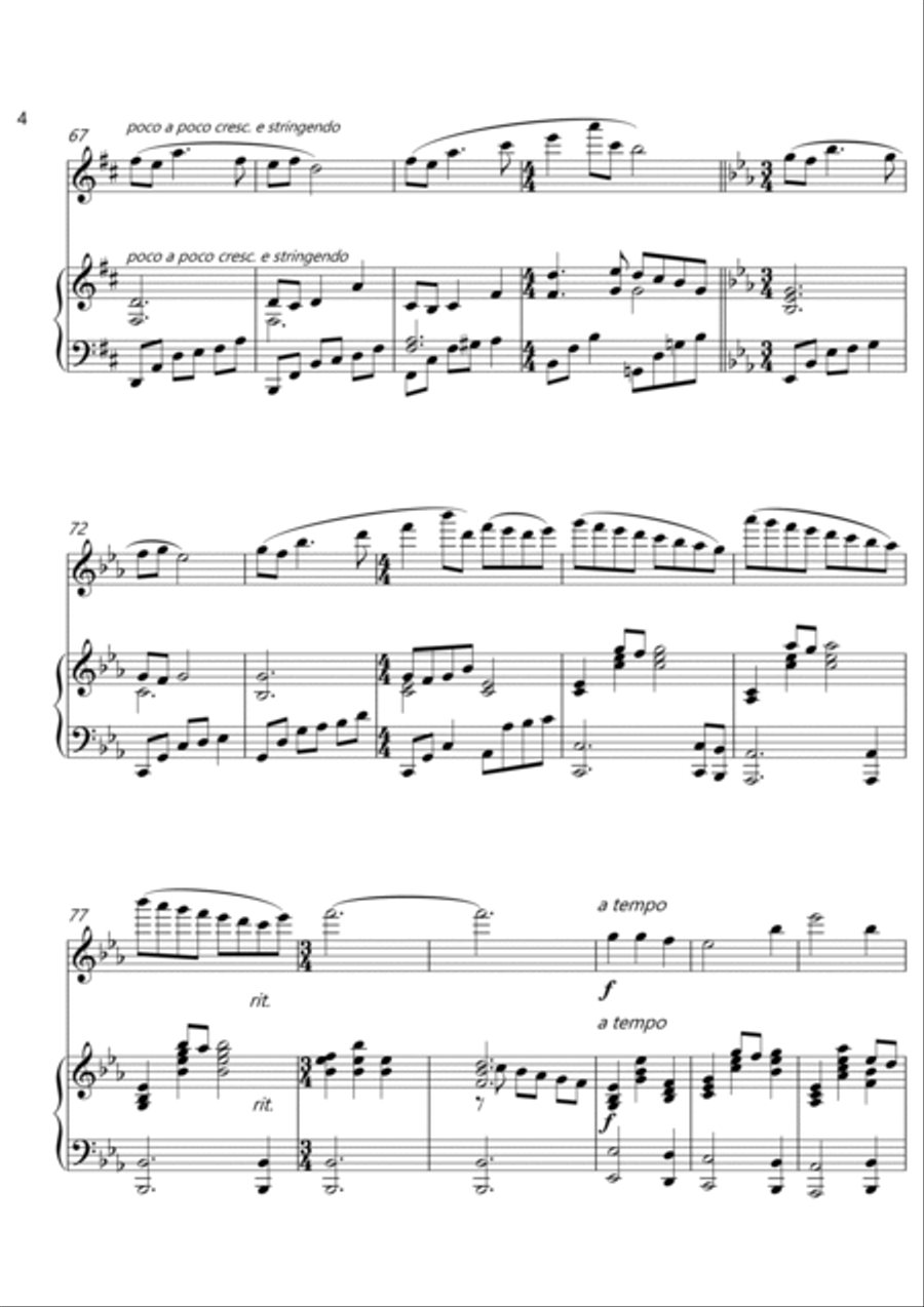 Meditation on Thou Who Wast Rich Beyond All Splendor Chamber Music scores gallery preview page 5