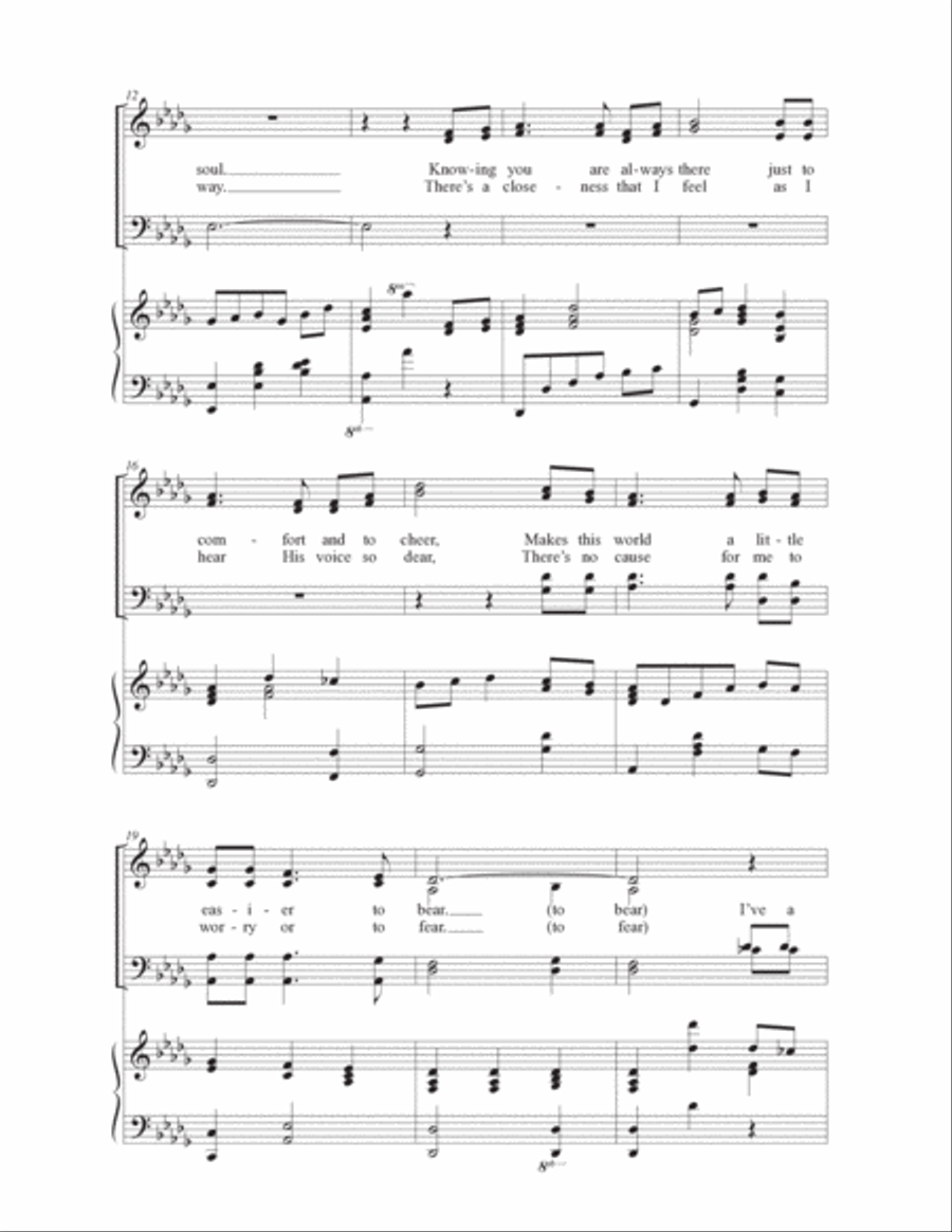 A Longing in My Heart 4-Part scores gallery preview page 2