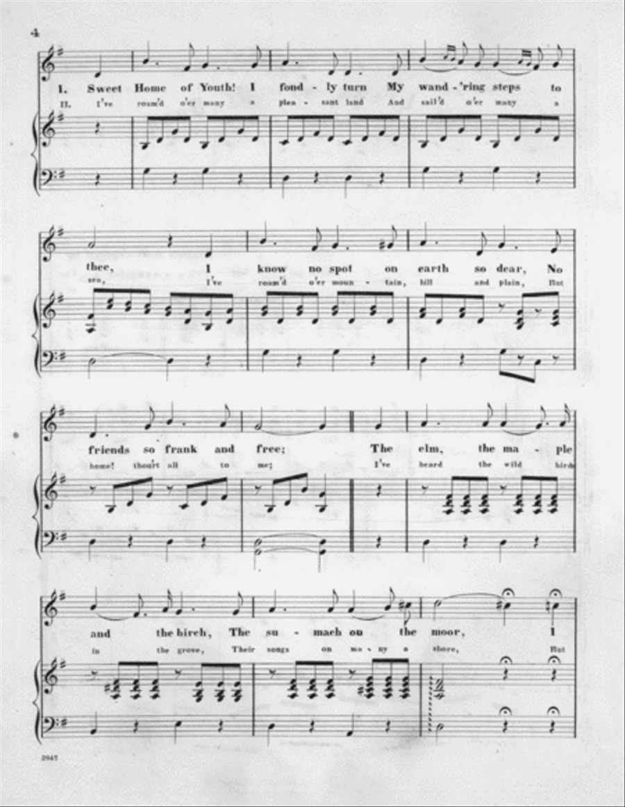 The Lilac at the Door Voice scores gallery preview page 3