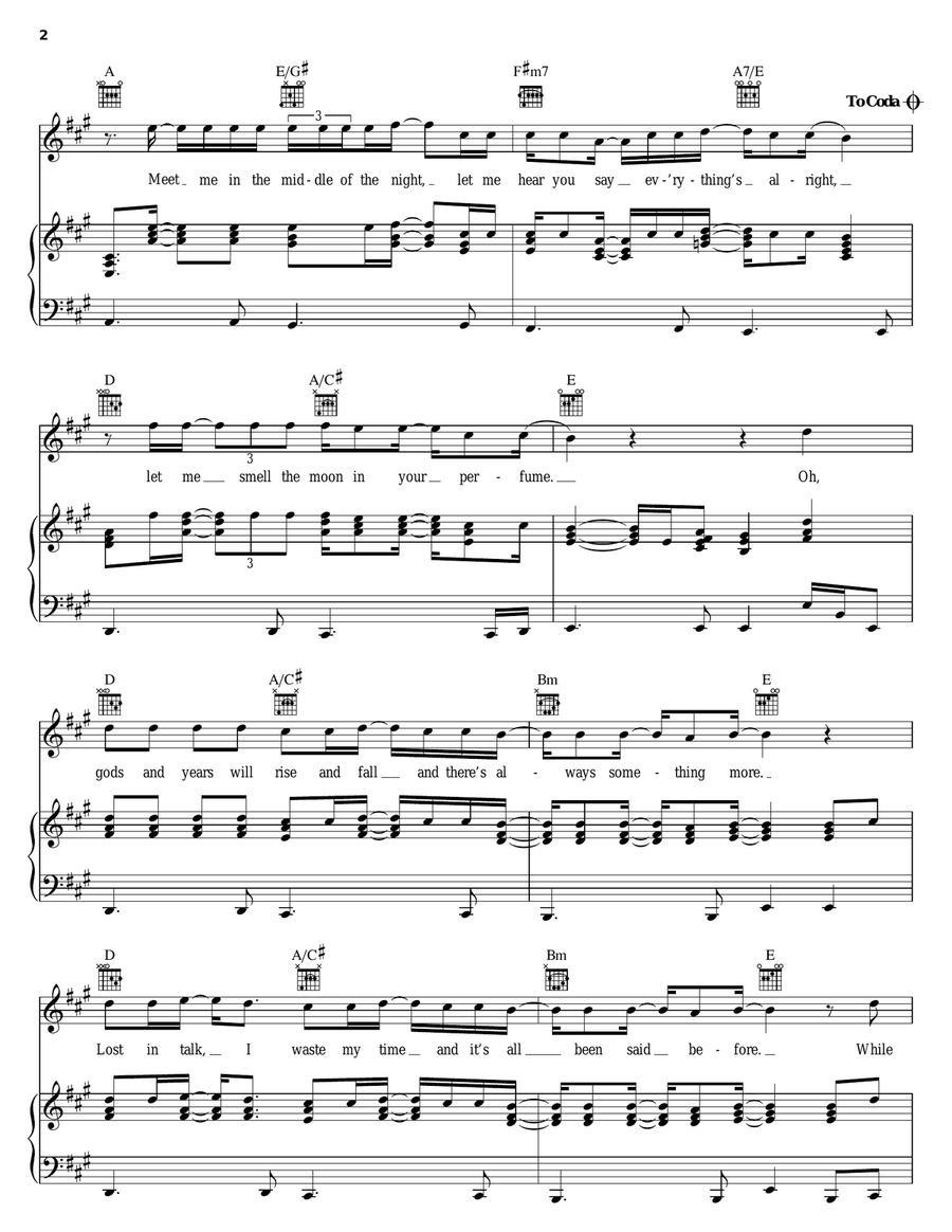 Romeo's Tune Piano, Vocal, Guitar scores gallery preview page 2