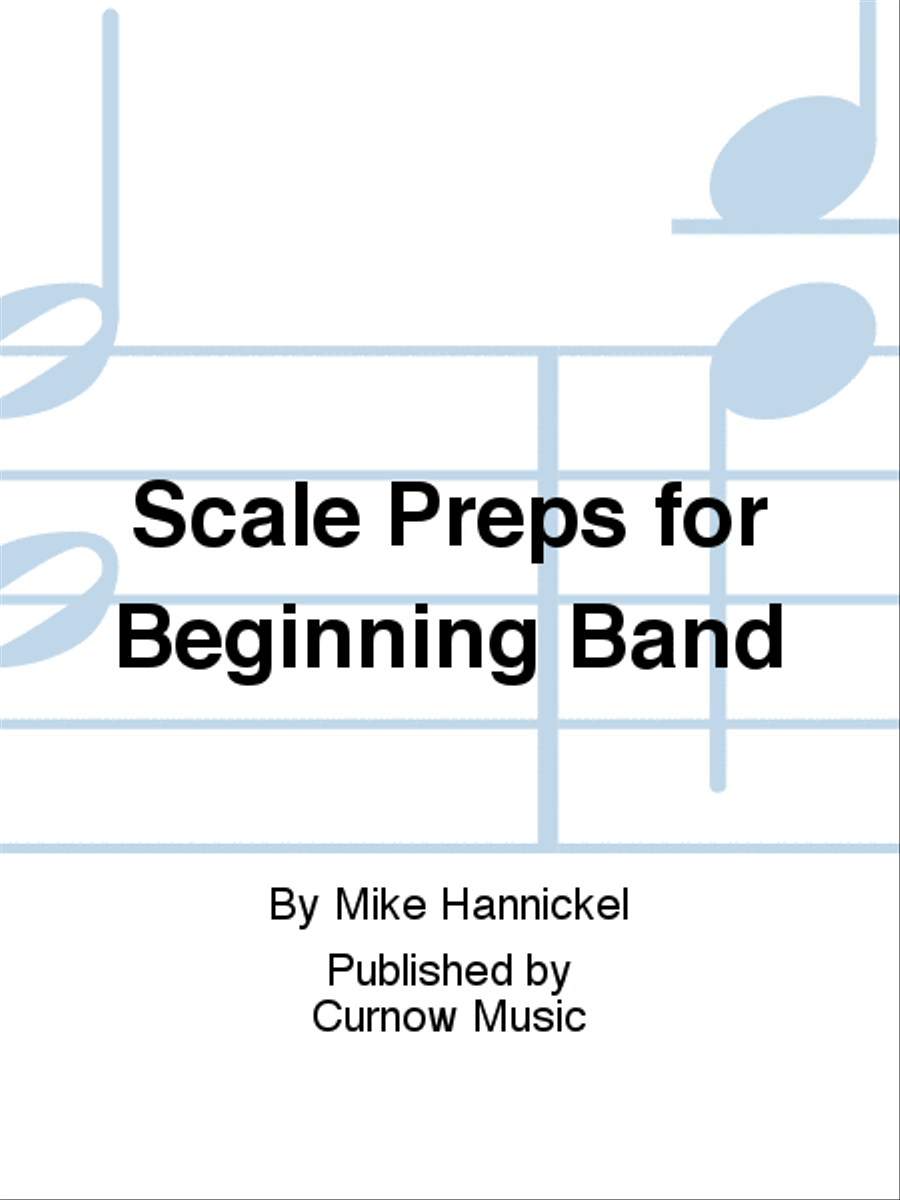 Scale Preps for Beginning Band Concert Band scores gallery preview page 1