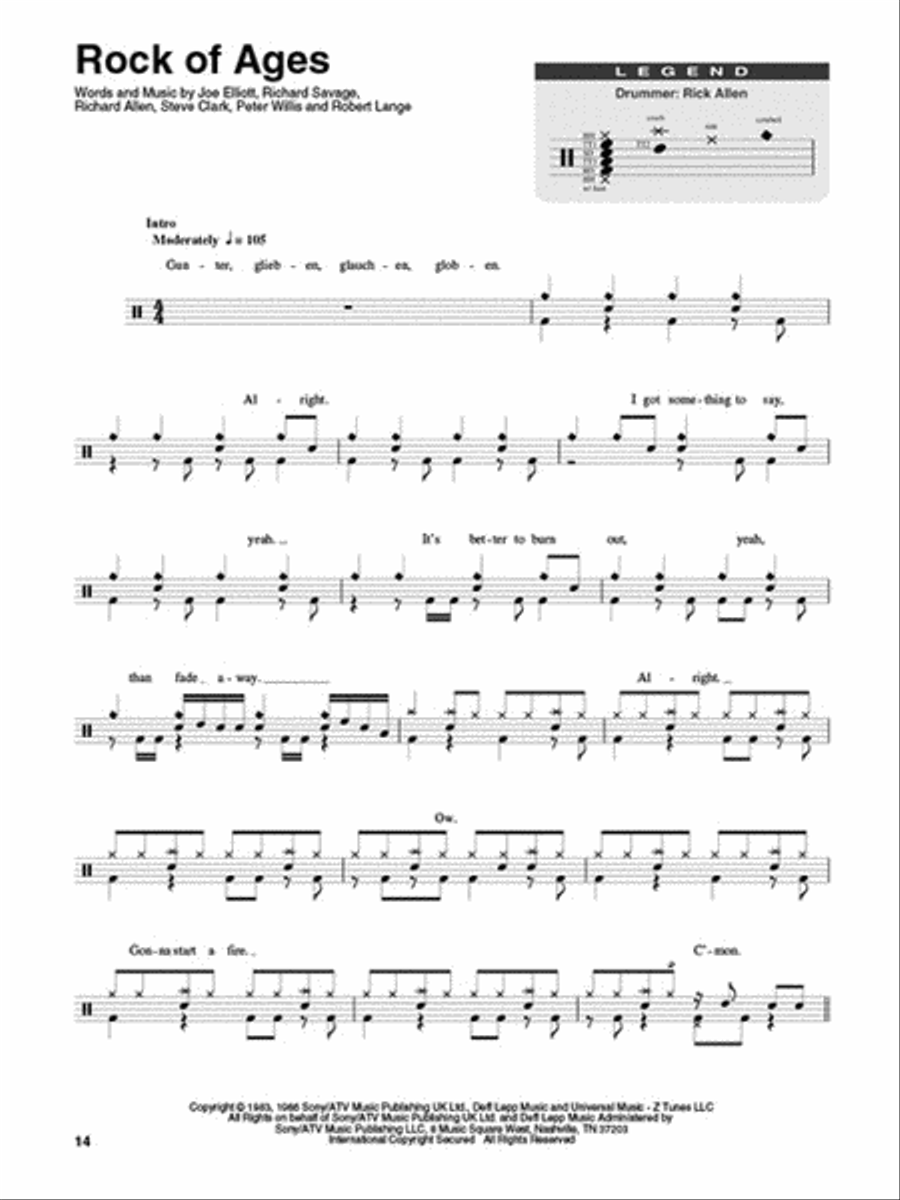 '80s Rock Drums scores gallery preview page 5