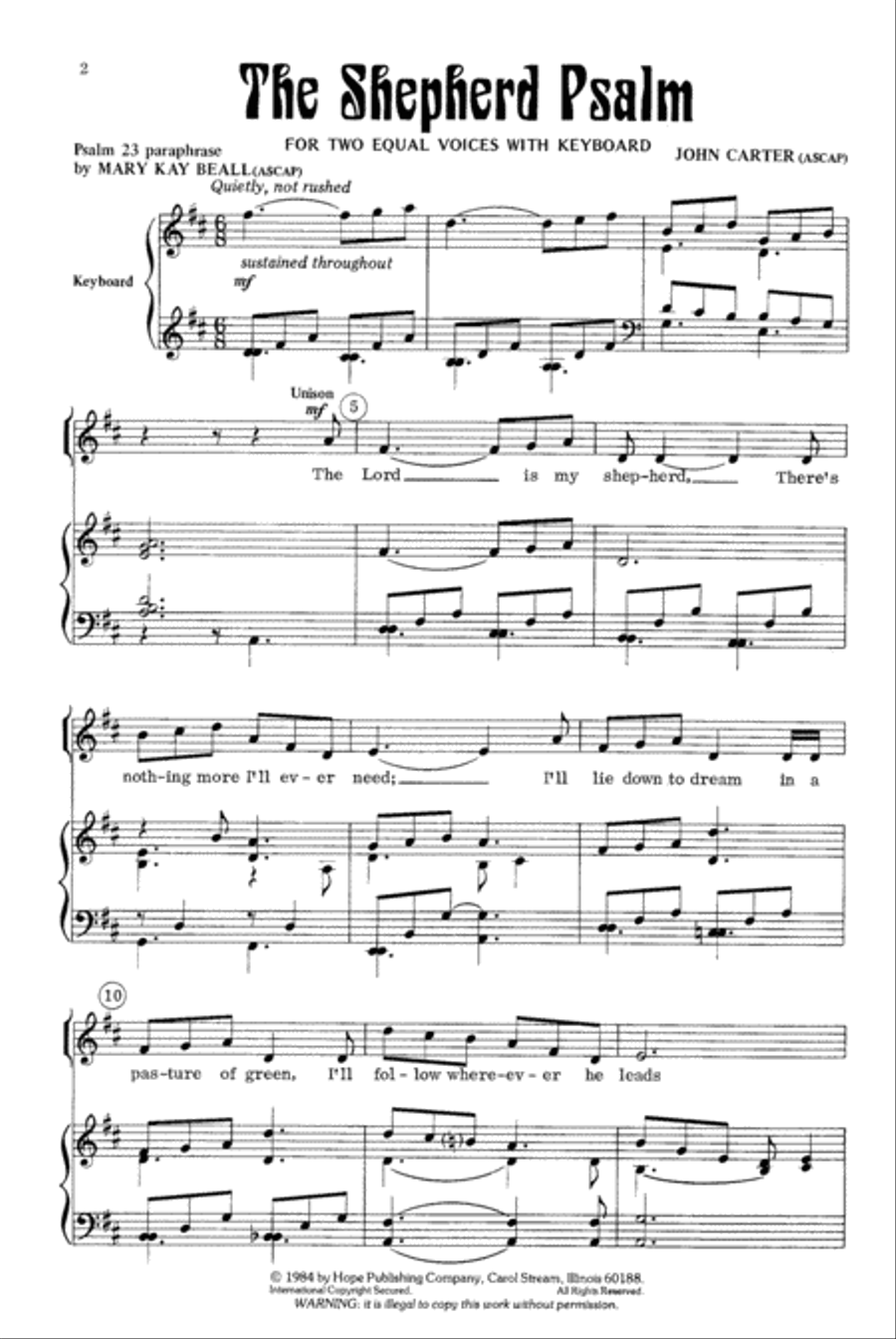 The Shepherd Psalm