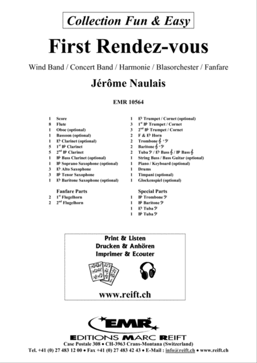 First Rendez-Vous Concert Band scores gallery preview page 2