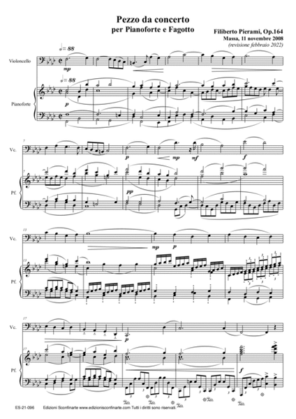 Filiberto Pierami: PEZZO DA CONCERTO Op.164 (ES-21-096)