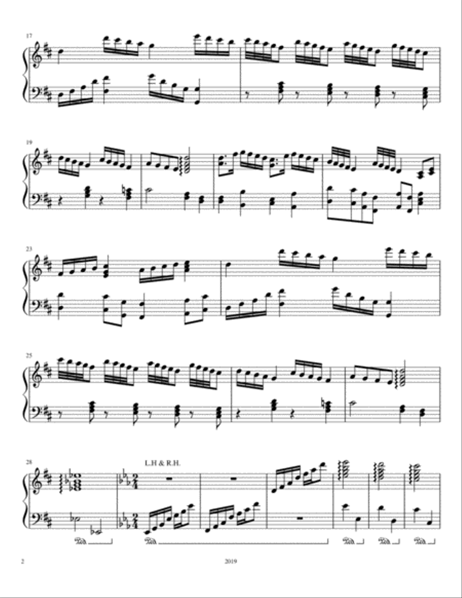 Piano Amore V Piano Solo scores gallery preview page 2