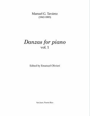 Danzas para piano, vol. 1