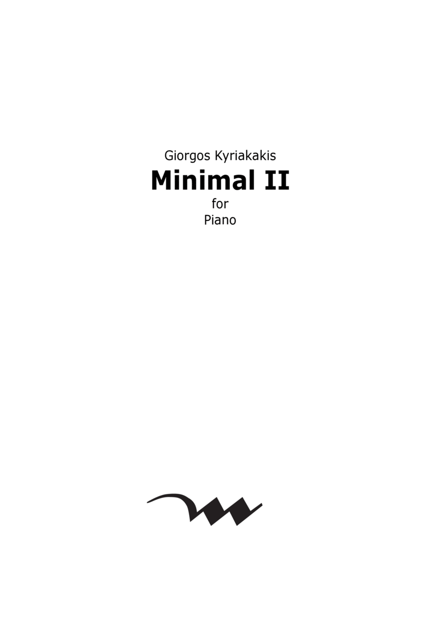 Minimal II Minimal II Piano Solo scores gallery preview page 1