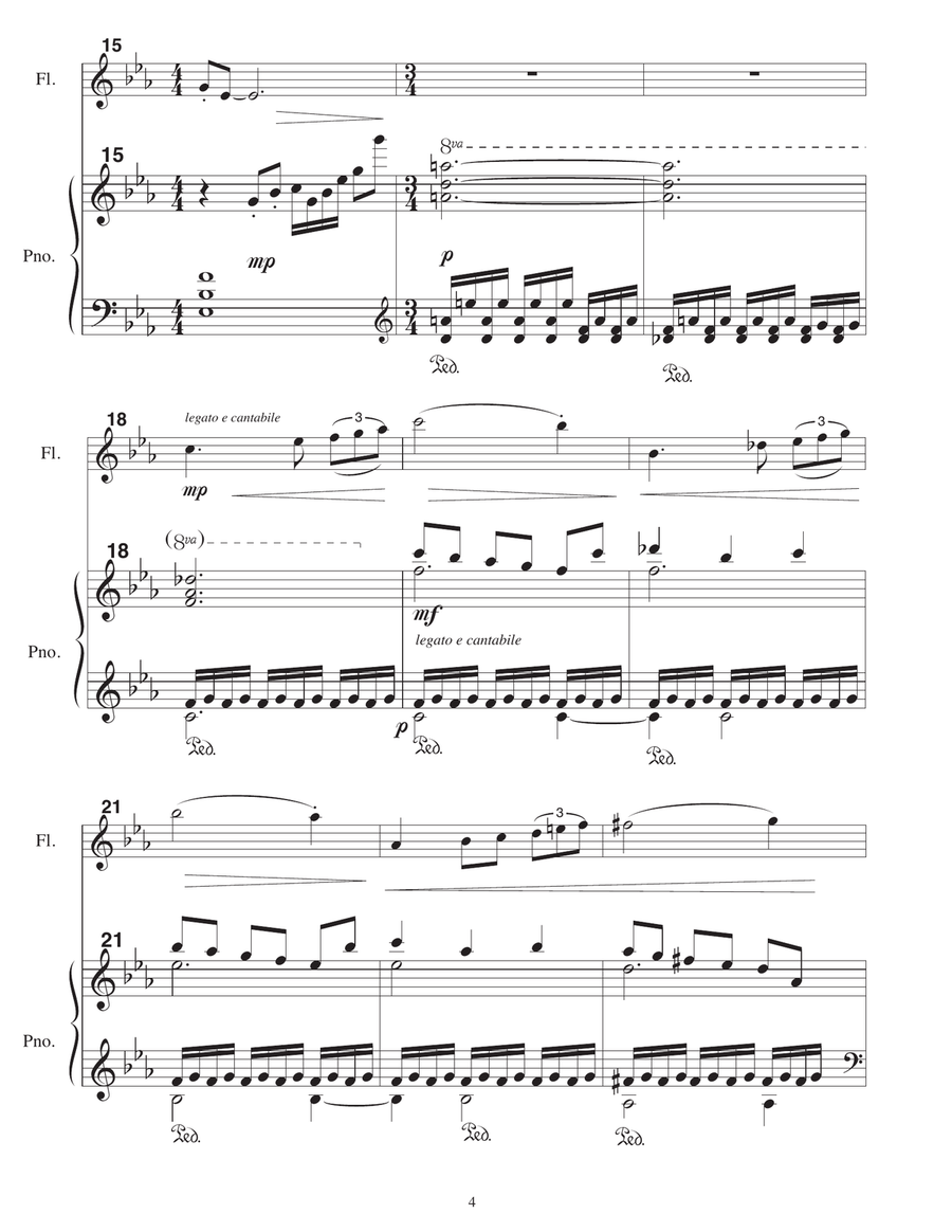 within the still moment Flute Solo scores gallery preview page 4