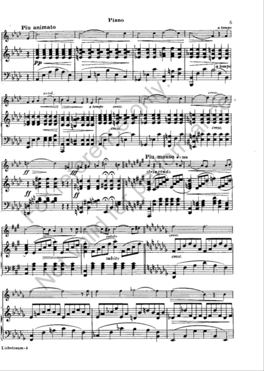 Liebestraum Liebestraum Baritone Horn BC scores gallery preview page 4