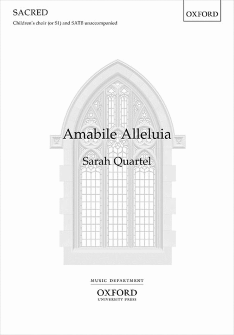 Amabile Alleluia Amabile Alleluia SSATB scores gallery preview page 1