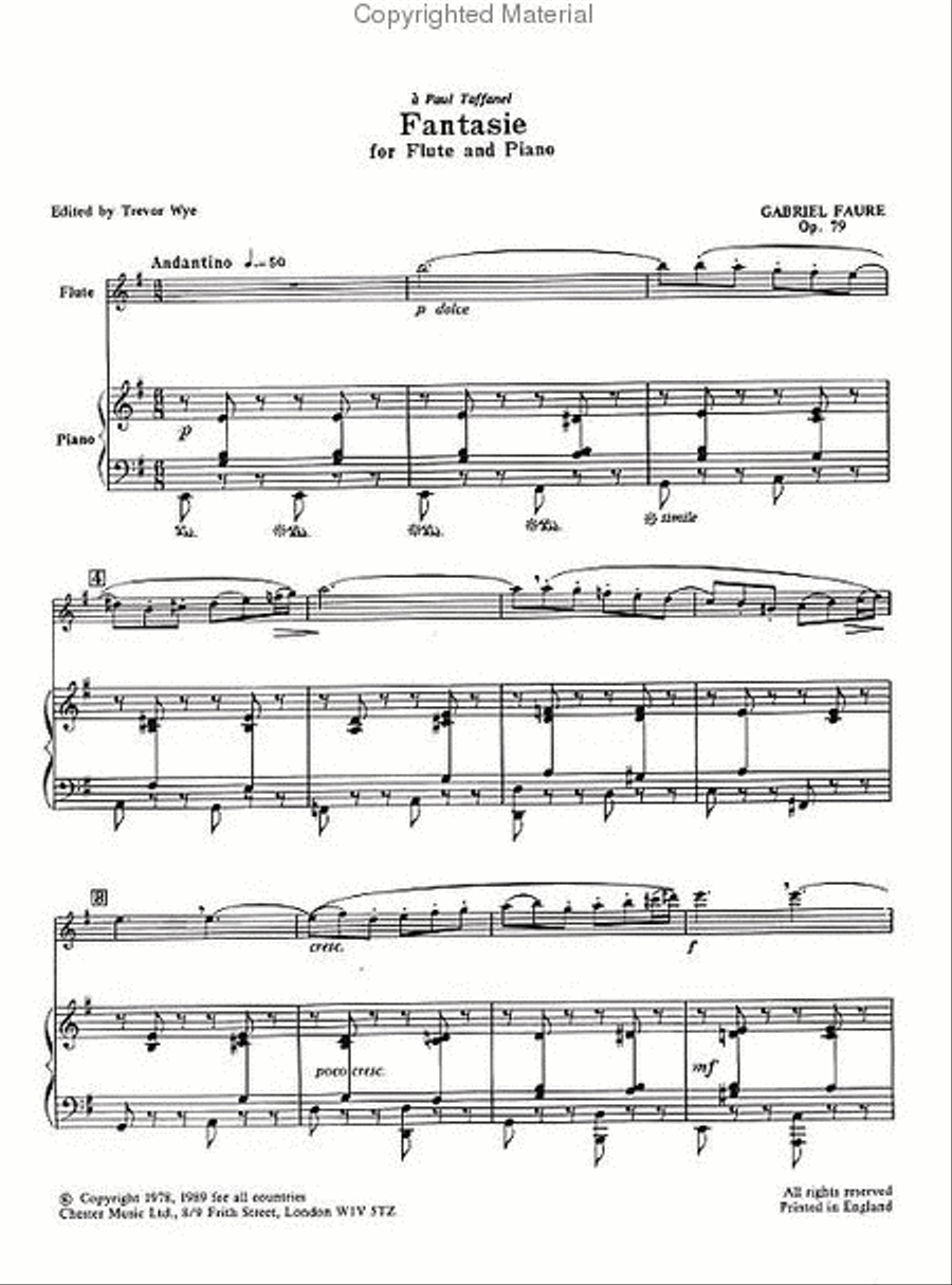 Fantasie, Op.79 Flute Solo scores gallery preview page 2