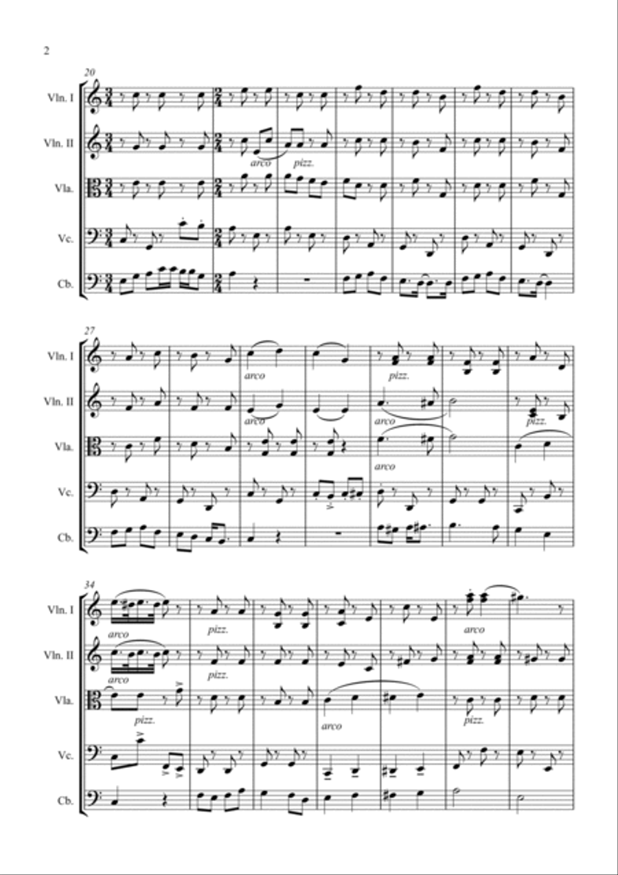 Postman Pat String Orchestra scores gallery preview page 2