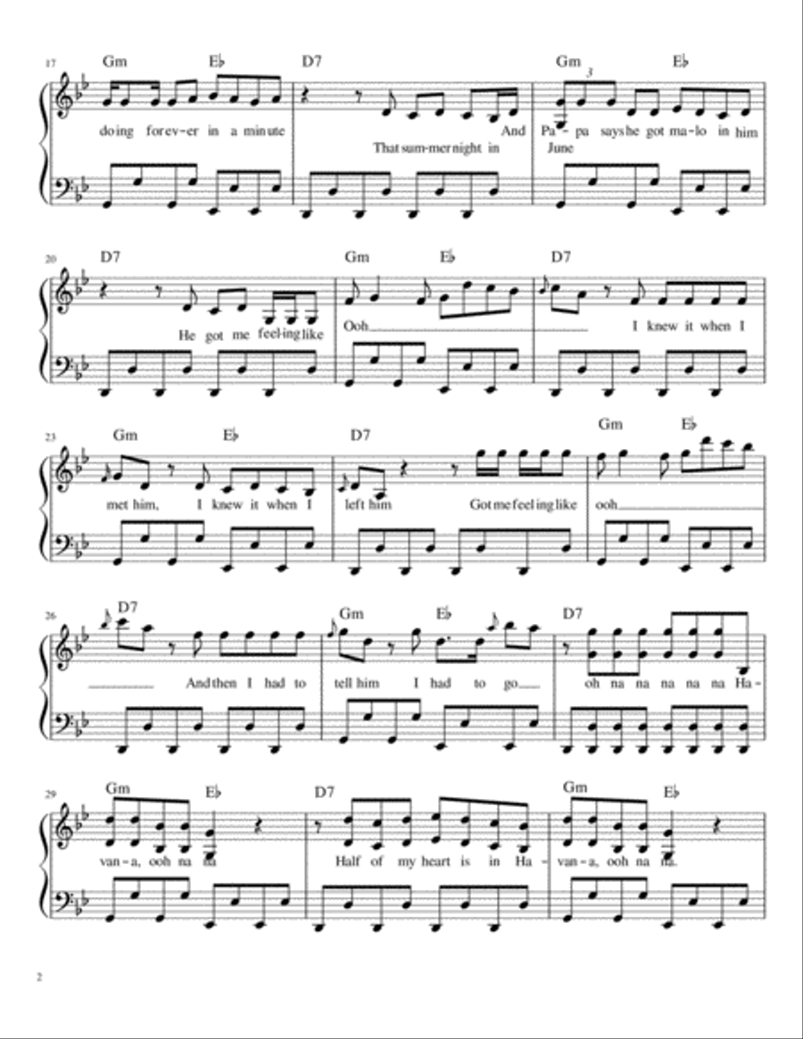 Try Try Piano Solo scores gallery preview page 2