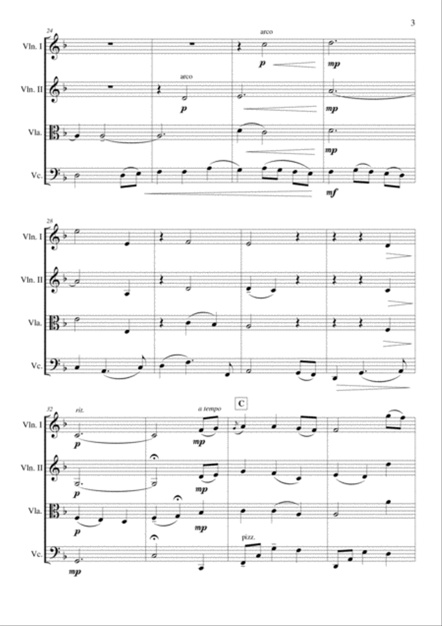Eleanor Plunkett String Quartet scores gallery preview page 3