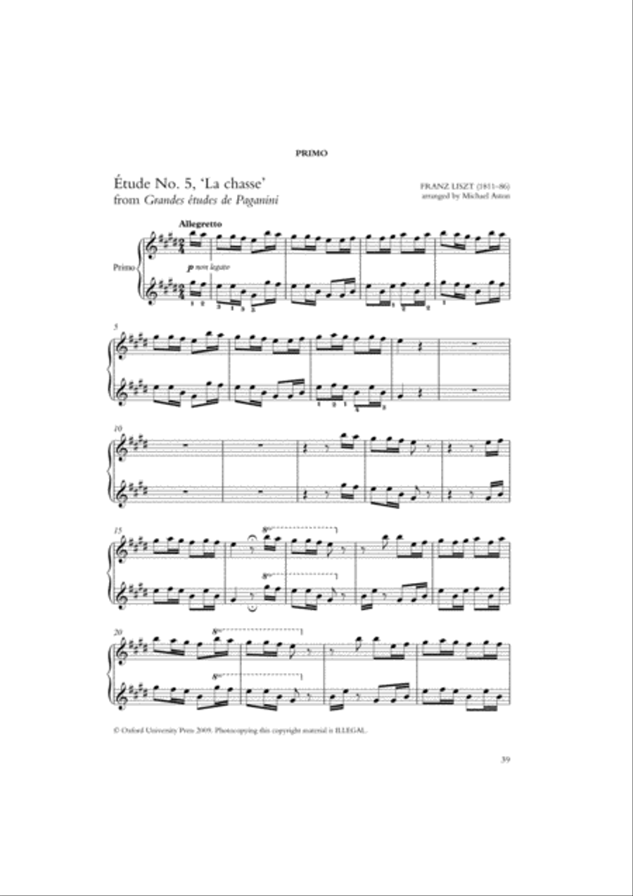 Piano Duets: Romantic Composers Piano Duet scores gallery preview page 5