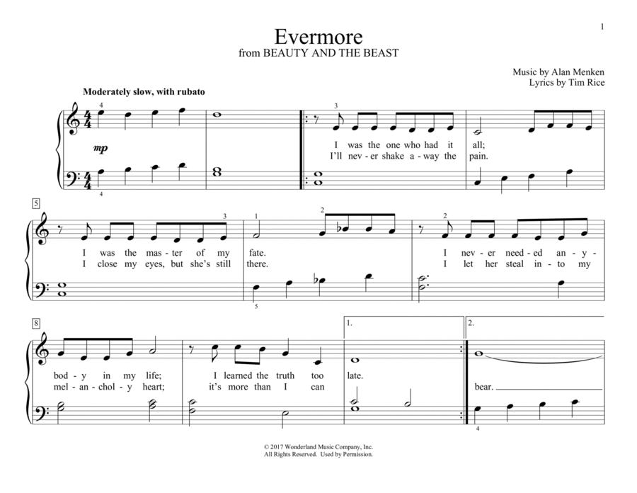 Evermore (from Beauty And The Beast)