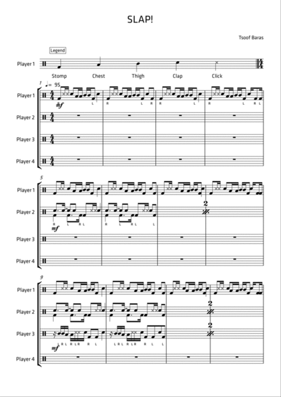 SLAP! Percussion Ensemble scores gallery preview page 3