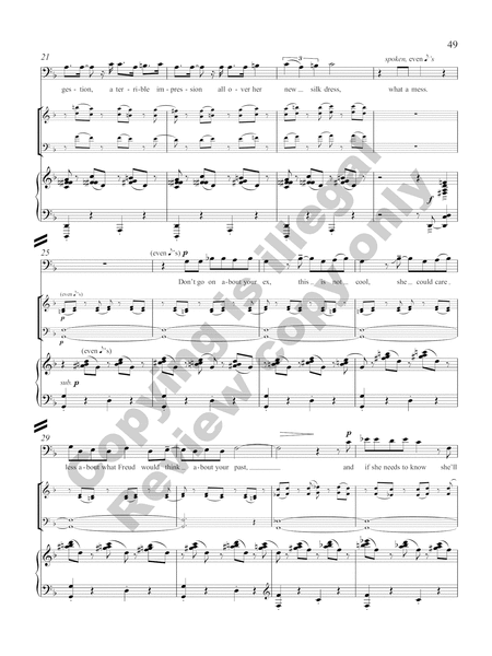 Eight Love Songs for High Baritone Voice, Violin, Violoncello and Piano (Full/Vocal Score)