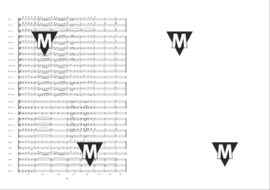 Il Barbiere di Siviglia Concert Band scores gallery preview page 21