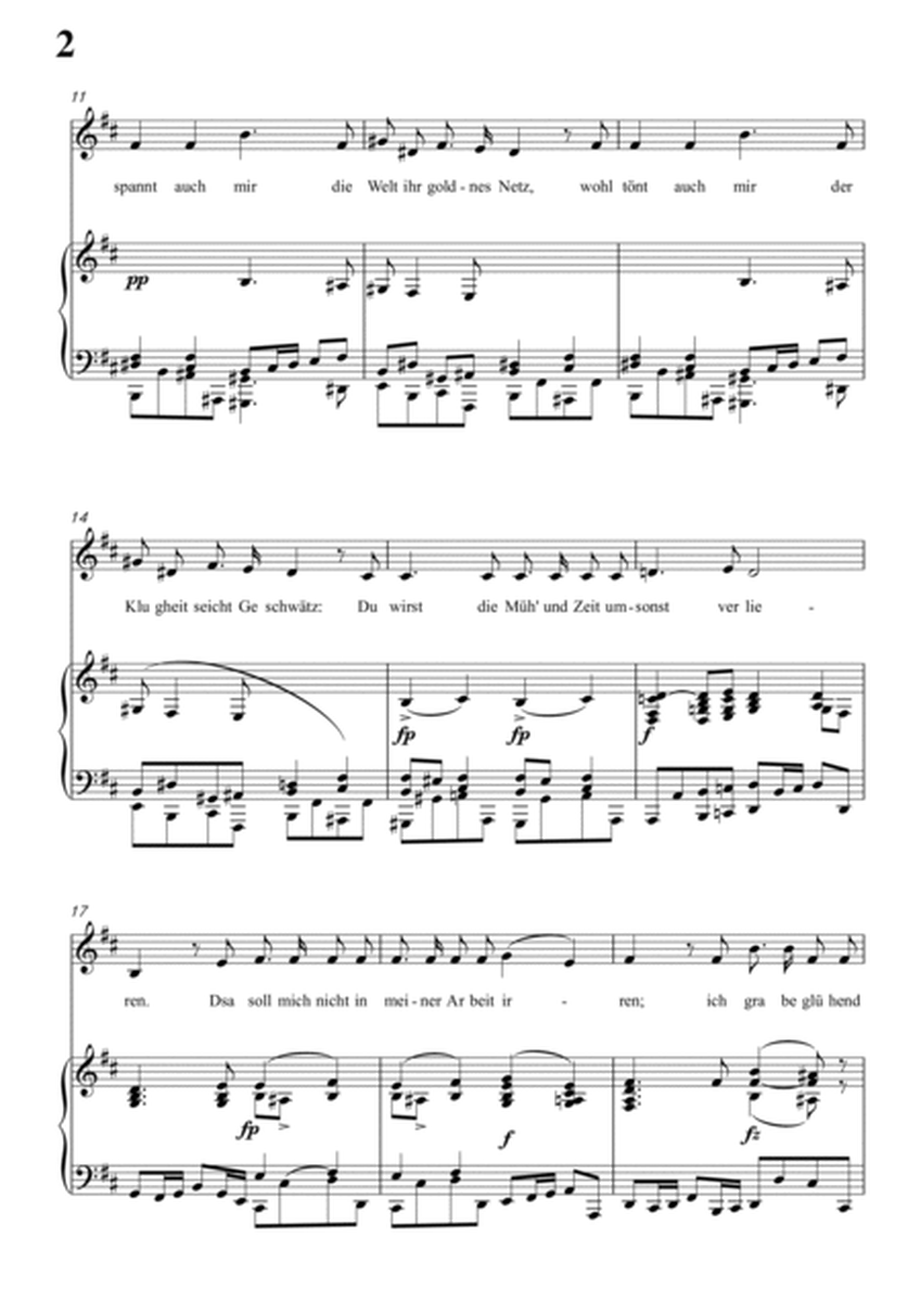 Schubert-Schatzgräbers Begehr,Op.23 No.4 in b minor,for Vocal and Piano