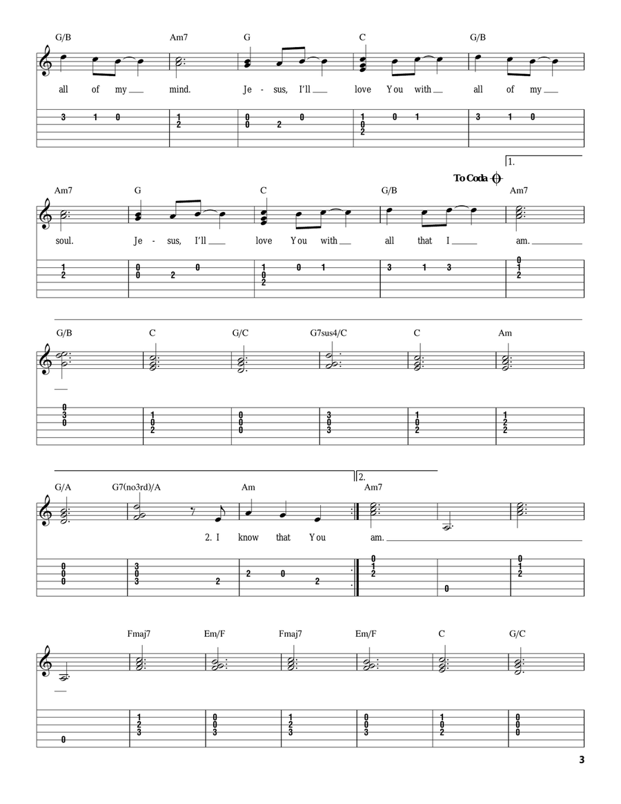 All That I Am All That I Am Guitar Tablature scores gallery preview page 3