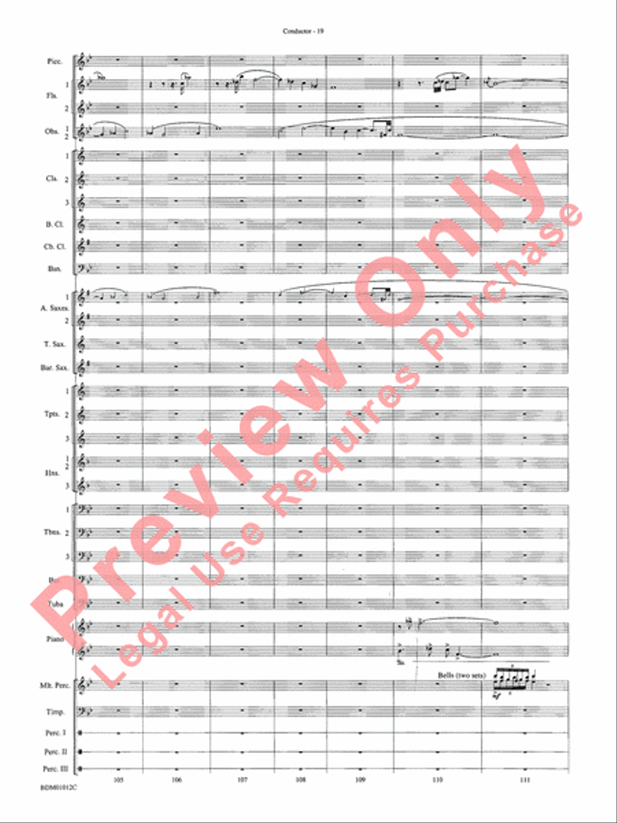Inchon Concert Band scores gallery preview page 24