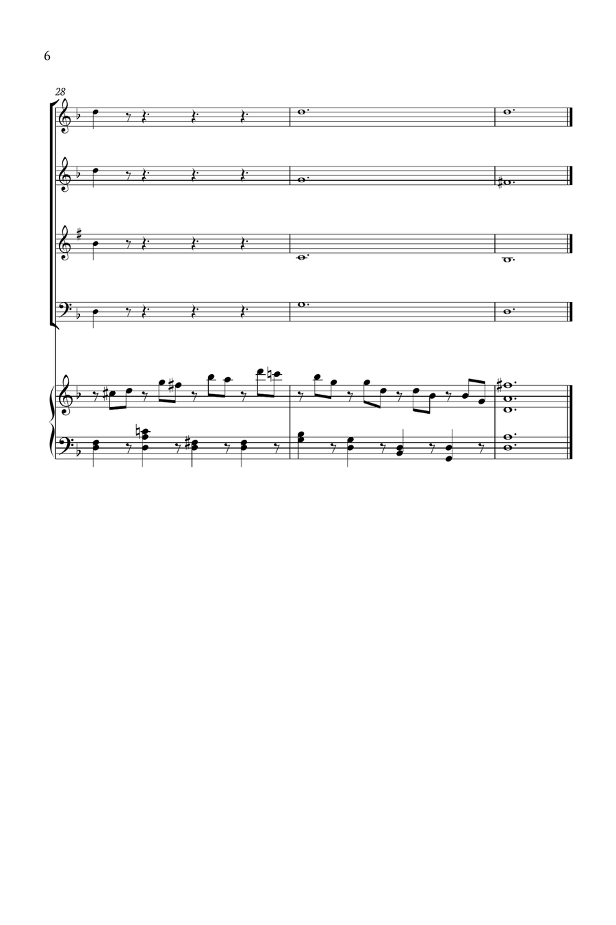 Lacrimosa Small Ensemble scores gallery preview page 6