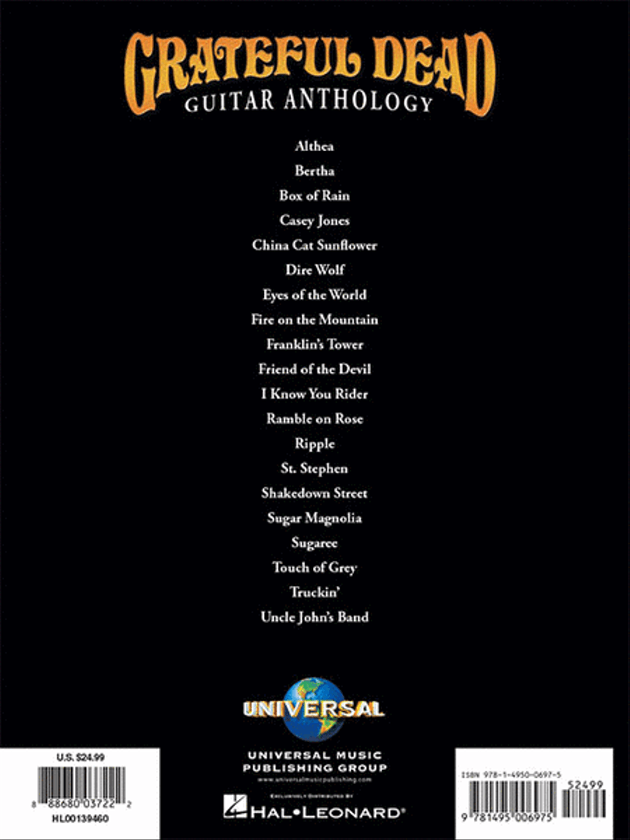 Grateful Dead Guitar Anthology Electric Guitar scores gallery preview page 6
