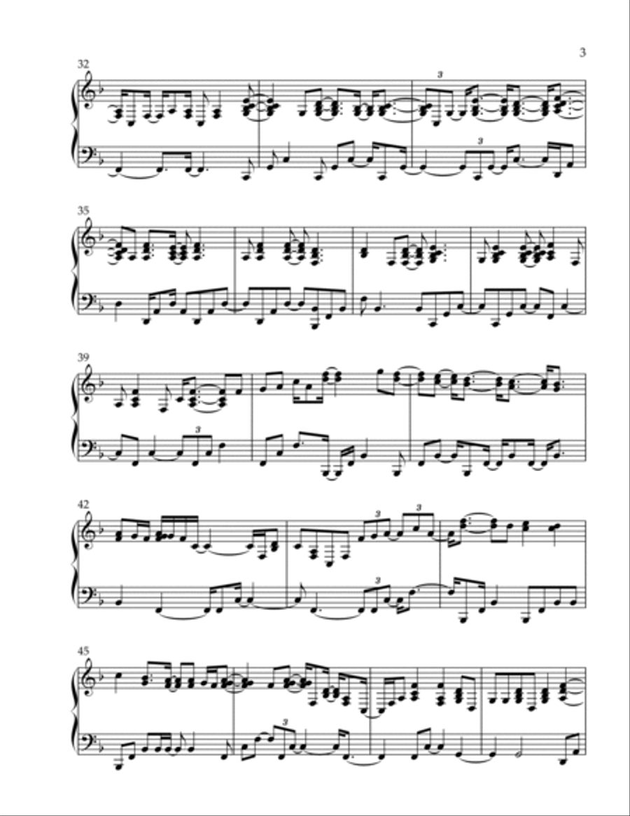 Songbird Piano Solo scores gallery preview page 3