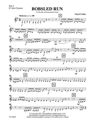 Bobsled Run: Part 3 - E-flat Alto Clarinet