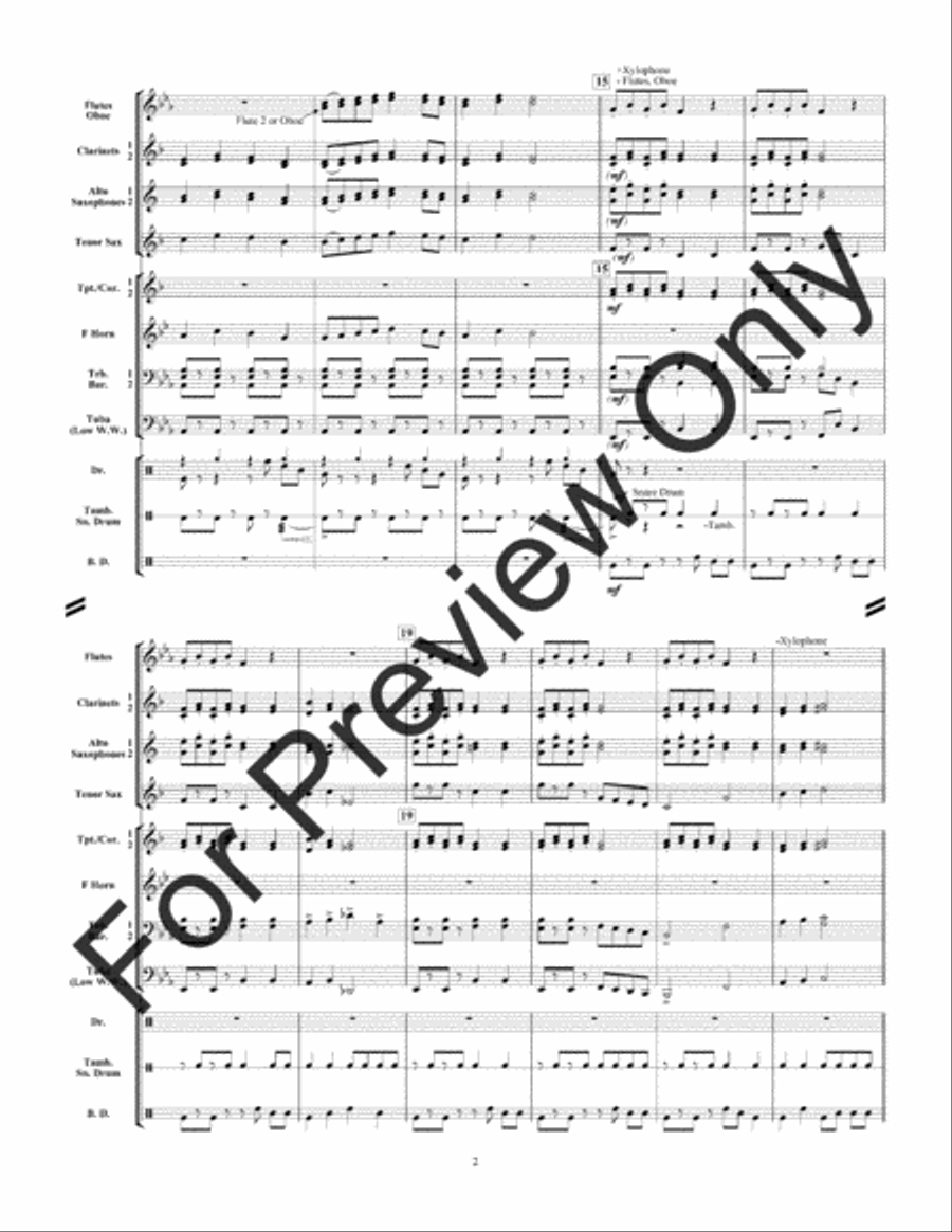 Gypsydance Gypsydance Concert Band scores gallery preview page 5