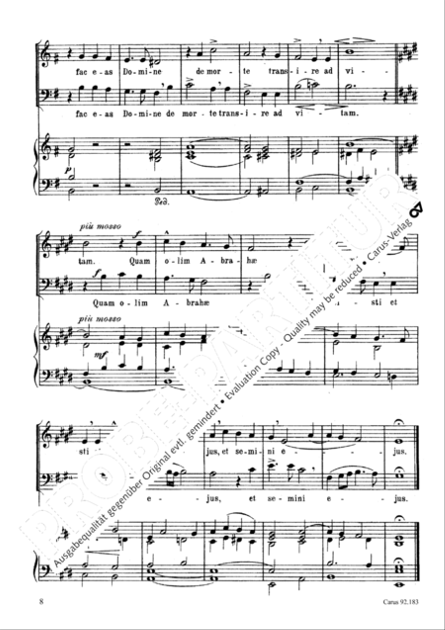 Missa pro defunctis 2-Part scores gallery preview page 9