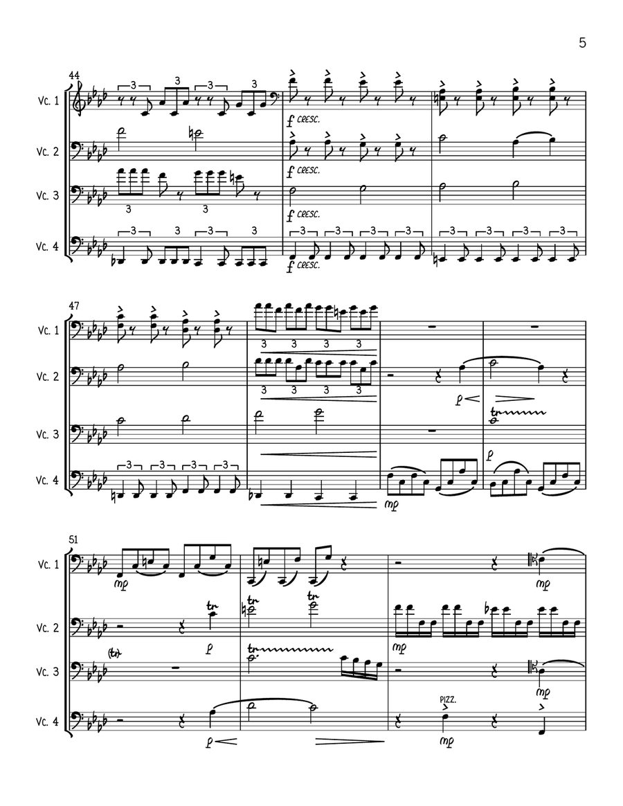 Paint It, Black Cello scores gallery preview page 5