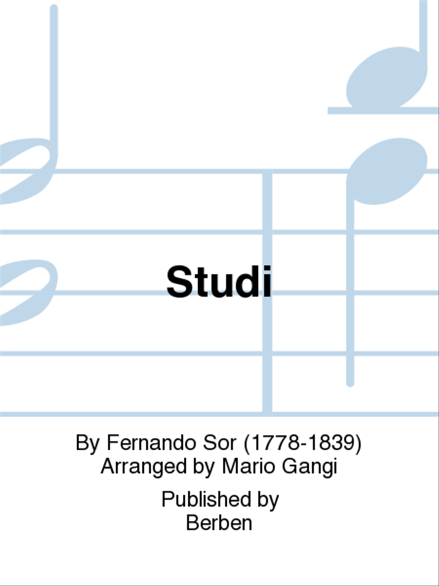 Studi Studi Guitar scores gallery preview page 1