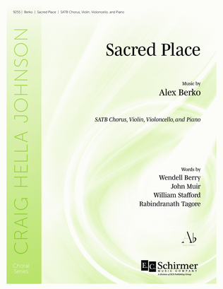 Book cover for Sacred Place (Downloadable Full/Choral Score)