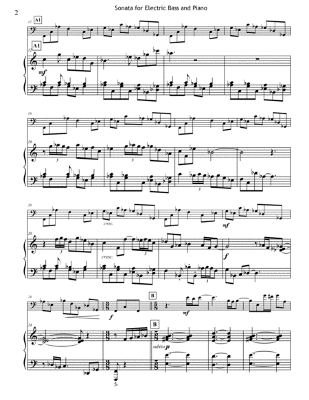 Sonata for Electric Bass and Piano