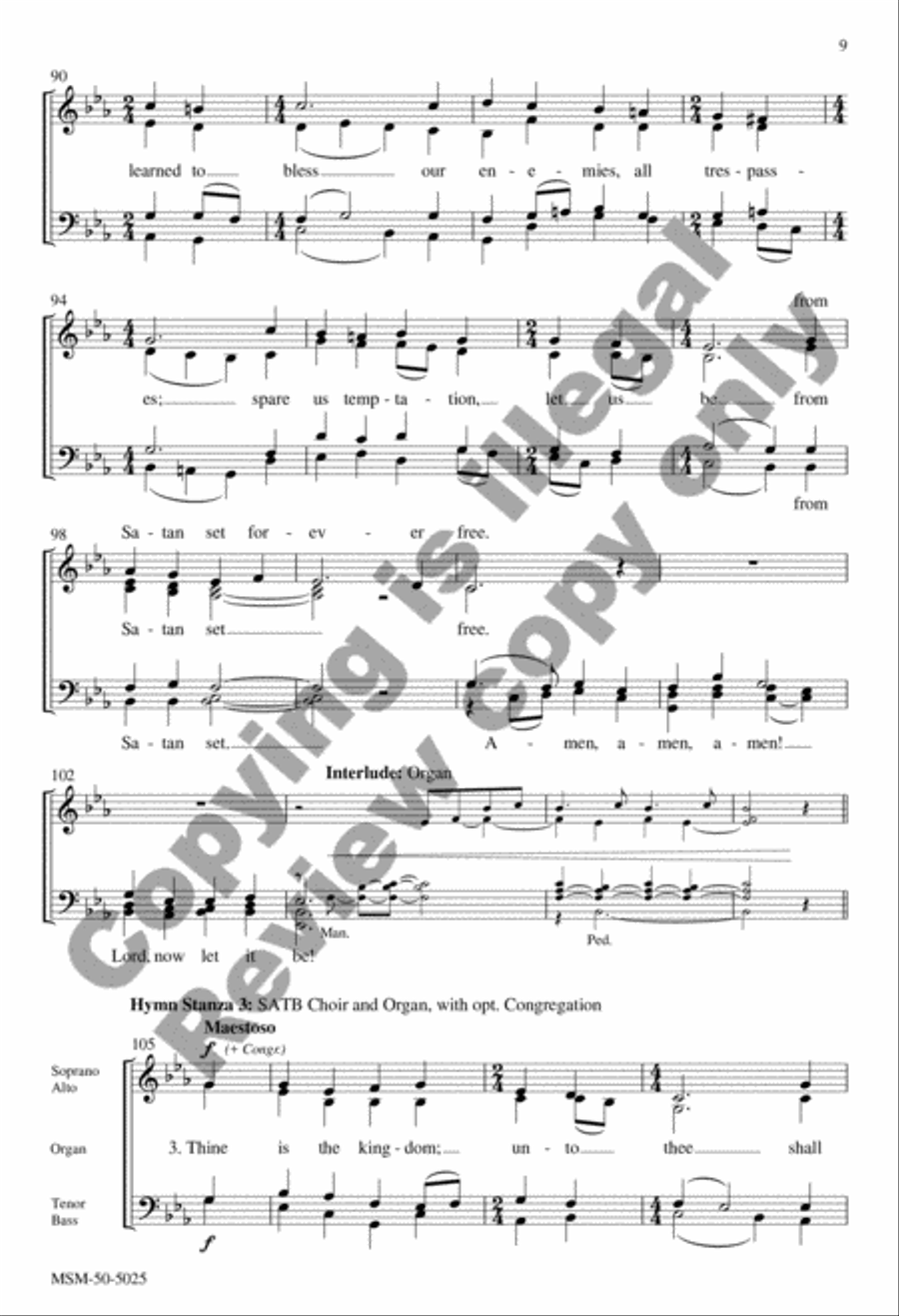 I Rest within God's Gentle Arms (Vater unser) 4-Part scores gallery preview page 20