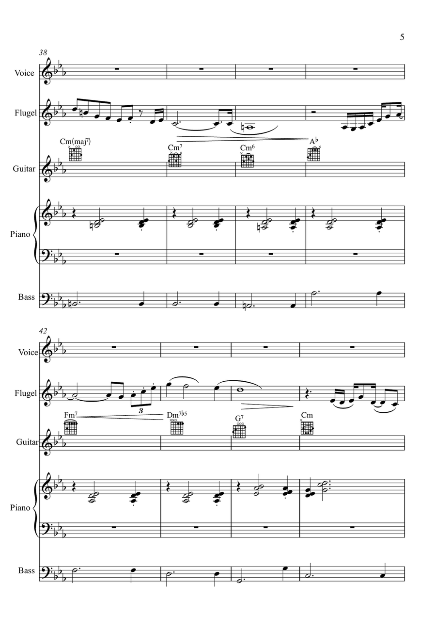 My Funny Valentine (arrangements) Small Ensemble scores gallery preview page 6