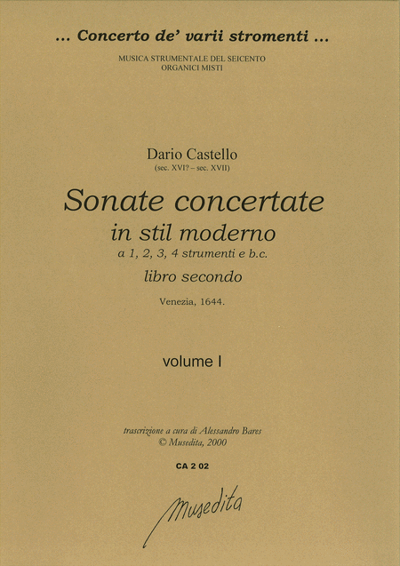 Sonate concertate in stil moderno (libro secondo)