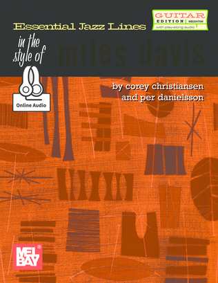 Book cover for Essential Jazz Lines: Miles Davis - Guitar Edition