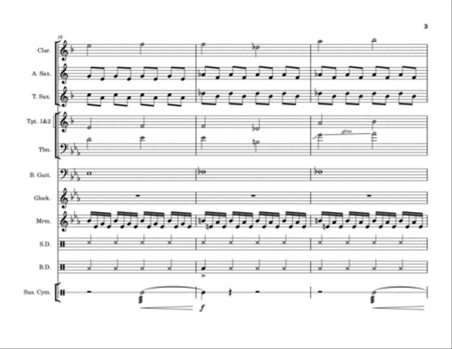 Paul's Dream Marching Band scores gallery preview page 3