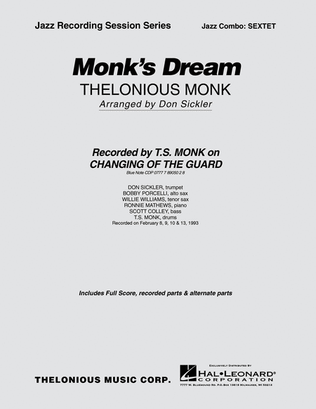 Book cover for Monk's Dream
